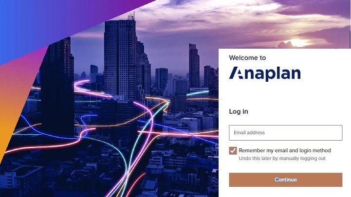 Anaplan Login