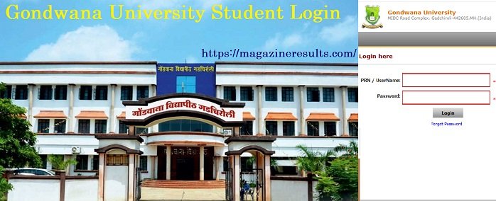 gondwana university student login