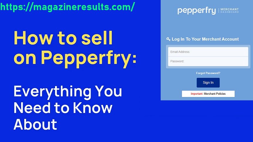 Pepperfry Seller Login